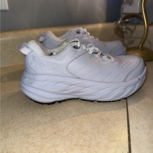 Hoka All-White Running Shoes